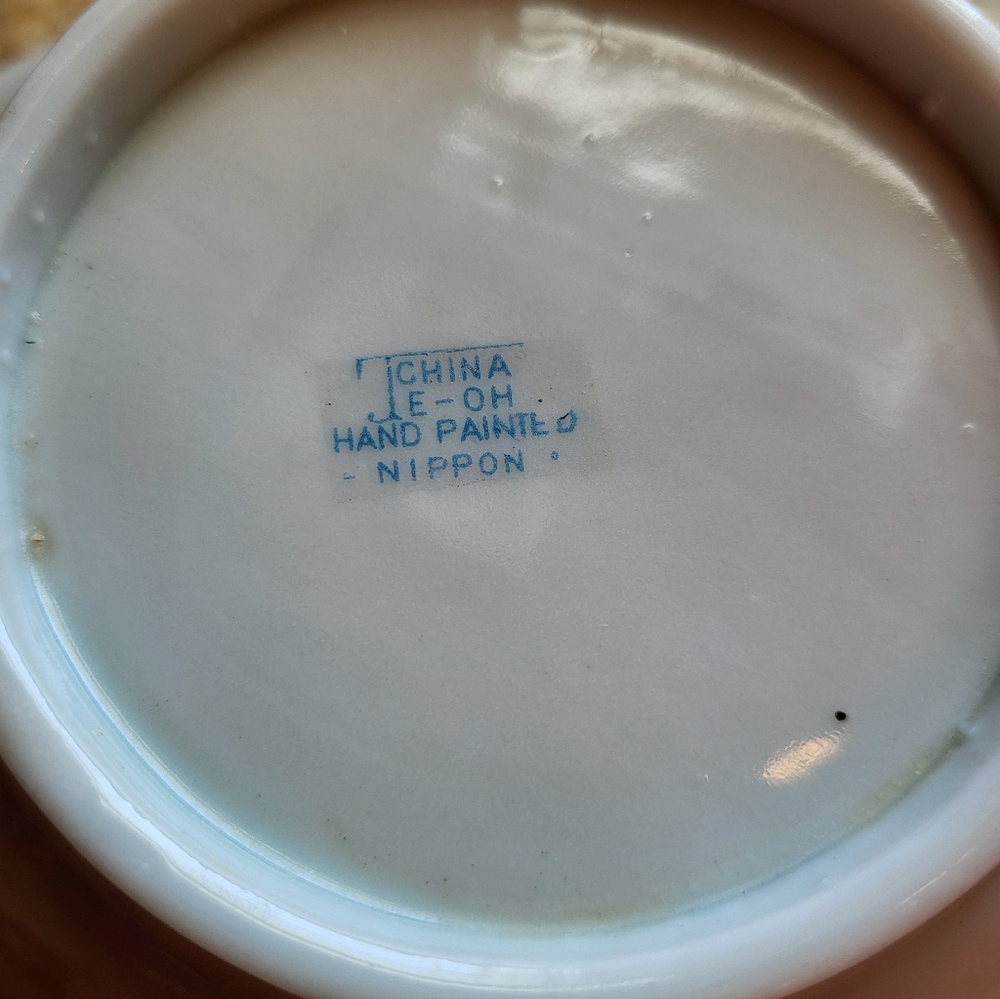 Antique Stamped Handpainted Nippon TE-OH 5.5 In Bowl - Picture 2 of 12